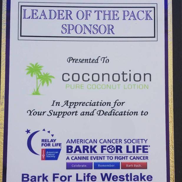 coconotion's tweet photo. #tbt to the time that Coconotion was the top fundraiser in the Westlake Village Bark for Life event. 

#charity https://t.co/7sz6ZJIgP5