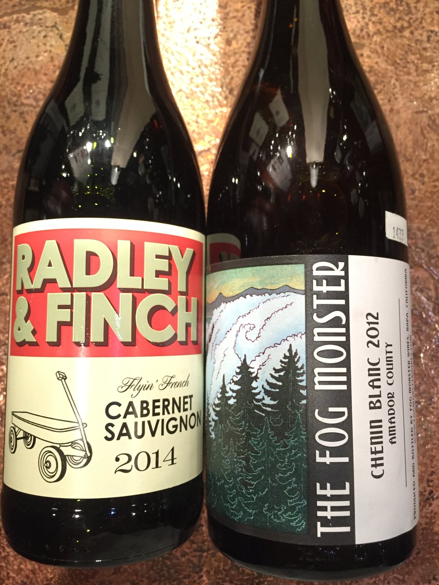 Pennwines's tweet photo. Tasting Radley &amp; Finch Cabernet Sauvignon &amp; Fog Monster Chenin Blanc.  Join us from 5-7! https://t.co/ePK2aiTfBY
