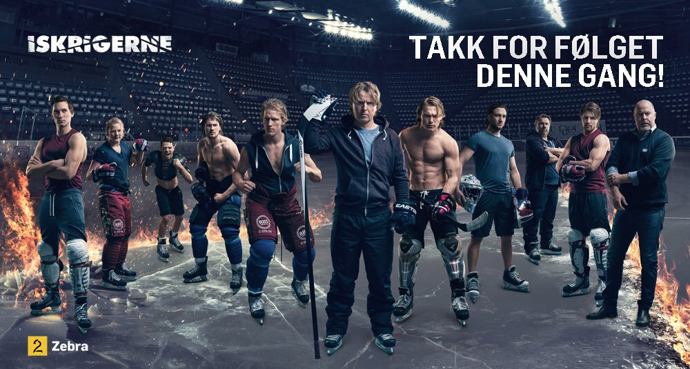 Takk for oss. #iskrigerne kommer tilbake i tredje sesong. Takk til alle tilbakemeldinger gjennom sesongen!