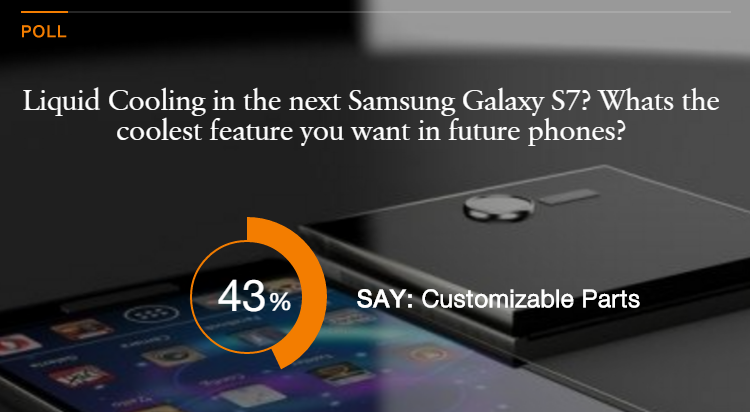 Hubub_Headlines's tweet photo. Liquid Cooling in next Samsung Galaxy S7? Whats the coolest ft. you want in future phones? https://t.co/qQKgQv3bnE https://t.co/Xl58NeFuRt