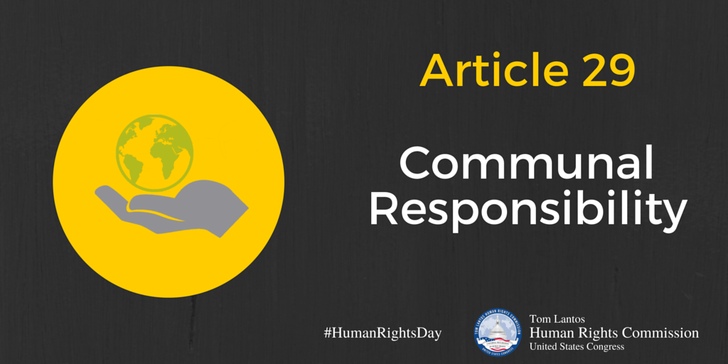 Human Rights 29 Article 29