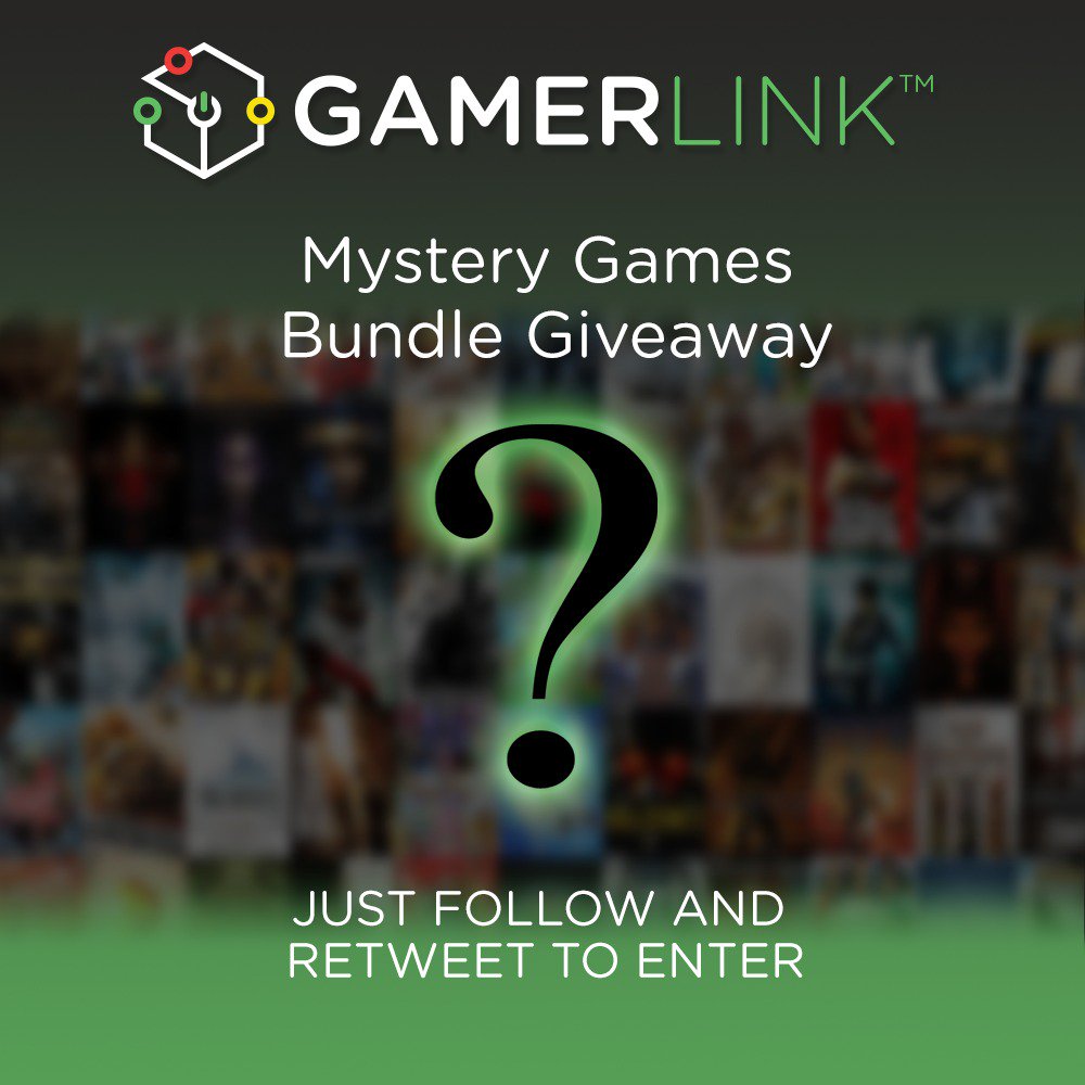 GamerLinkApp's tweet photo. We're giving away 3 mystery game bundles!
Simply follow us and retweet to enter. #GamersUnite #giveaway #prizes https://t.co/rn7TWrKAir