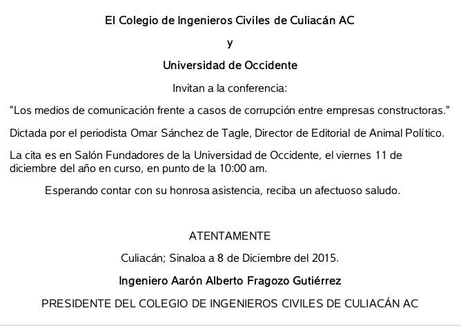 Secretario <a href="/sergiomario1/">Sergiomario1</a> cordialmente invitado, esperamos contar con su presencia. Su amigo Ing. Aarón Fragozo