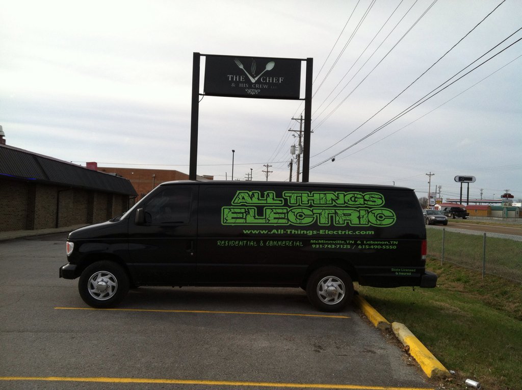 AllElectricTN's tweet photo. You can't miss our vans! Shout out a #Tweet if you see us driving around!! https://t.co/o6MXdt38lQ