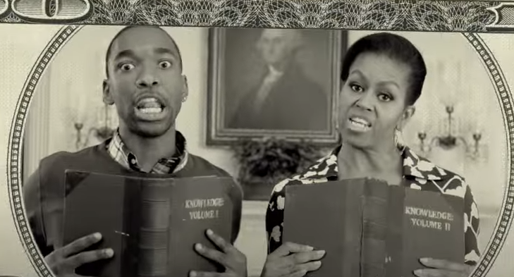 USNewsEducation's tweet photo. .@FLOTUS Michelle Obama made a rap about why you should go to college https://t.co/CLMt9c1Rux https://t.co/GkNf9TjKDA