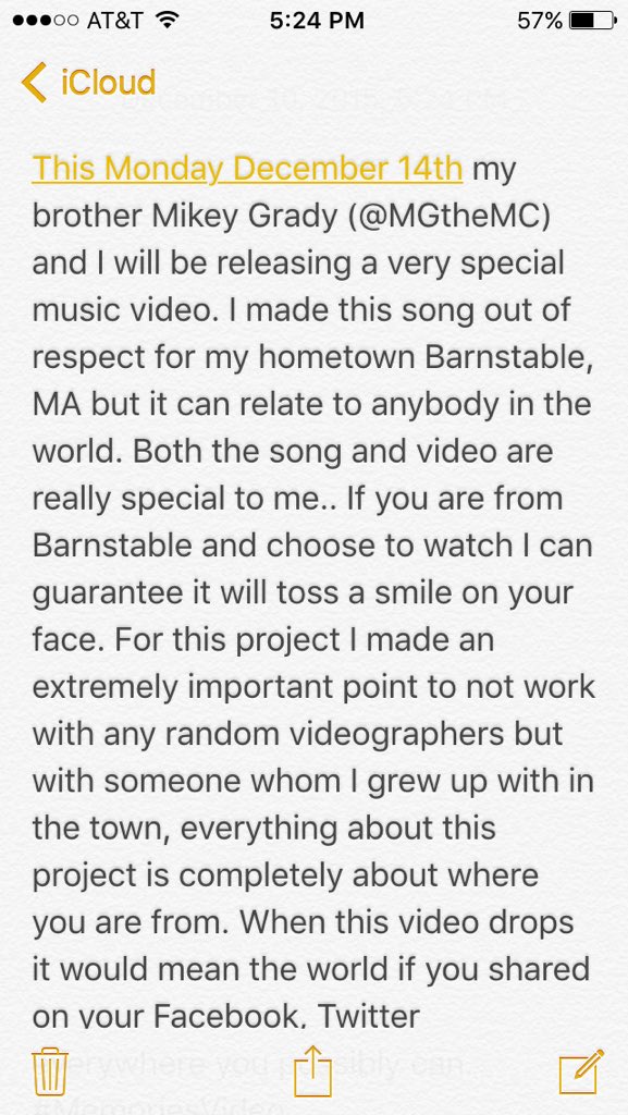 _MattCorman's tweet photo. Please Retweet ANNOUNCEMENT #MemoriesVideo https://t.co/5hLvRAPTmg