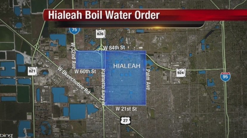 Hialeah residents asked to boil water after possible contamination bit.ly/1Y6nbE6?utm_me… https://t.co/1JR4AQV2rn