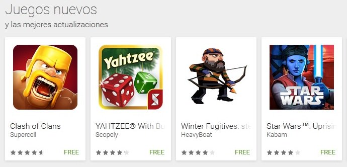 #WinterFugitives featured in Google Play!