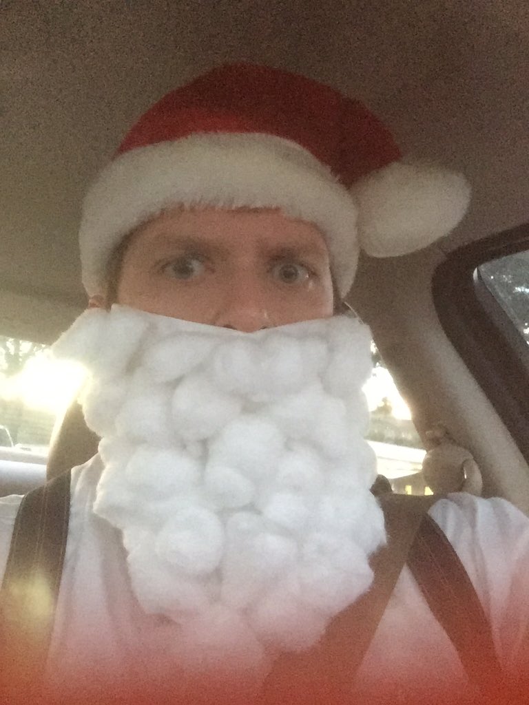 therealjoshmc's tweet photo. Watch out streets of Orlando. I'm driving and checking #thelist. #santa #SaxonWind https://t.co/EecHqpTwJ3