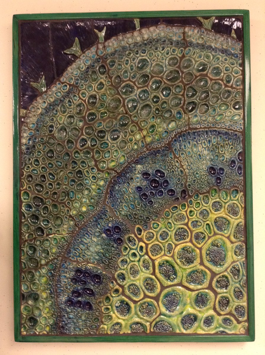 LeeBeavington's tweet photo. Stunning 130-hour work of art now in #KPU's Biology Lab. Congrats Sydnie! Thanks to Paulo and KPIRG. #kpubio https://t.co/hJNgd3M1oC