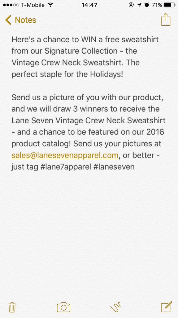 Lane7apparel's tweet photo. Get featured. #promotion #photo #laneseven #free #sweatshirt #holidays #christmas #catalog #photoshoot https://t.co/GAcTdYWMkg