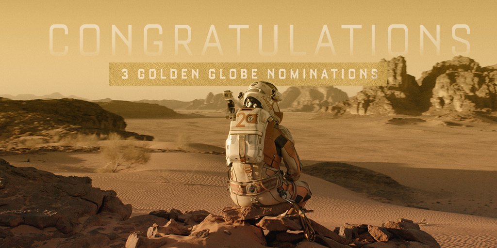bing's tweet photo. Explore Mars with Mark Watney and the @goldenglobes  Nominated film #TheMartian: https://t.co/ncE3WqmGw5 https://t.co/bf6Pe9xae5