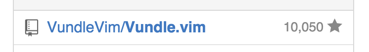 gmarik's tweet photo. #Vundle passed 10K ⭐️s milestone. 
Party everyone 🎂🎊🎉
Huh, where’s everyone?! https://t.co/6UpP1c83Ch