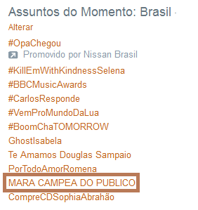BDouglas__'s tweet photo. MARA CAMPEA DO PUBLICO ~> #9 TT's Brasil. https://t.co/Mx8BaygVCq