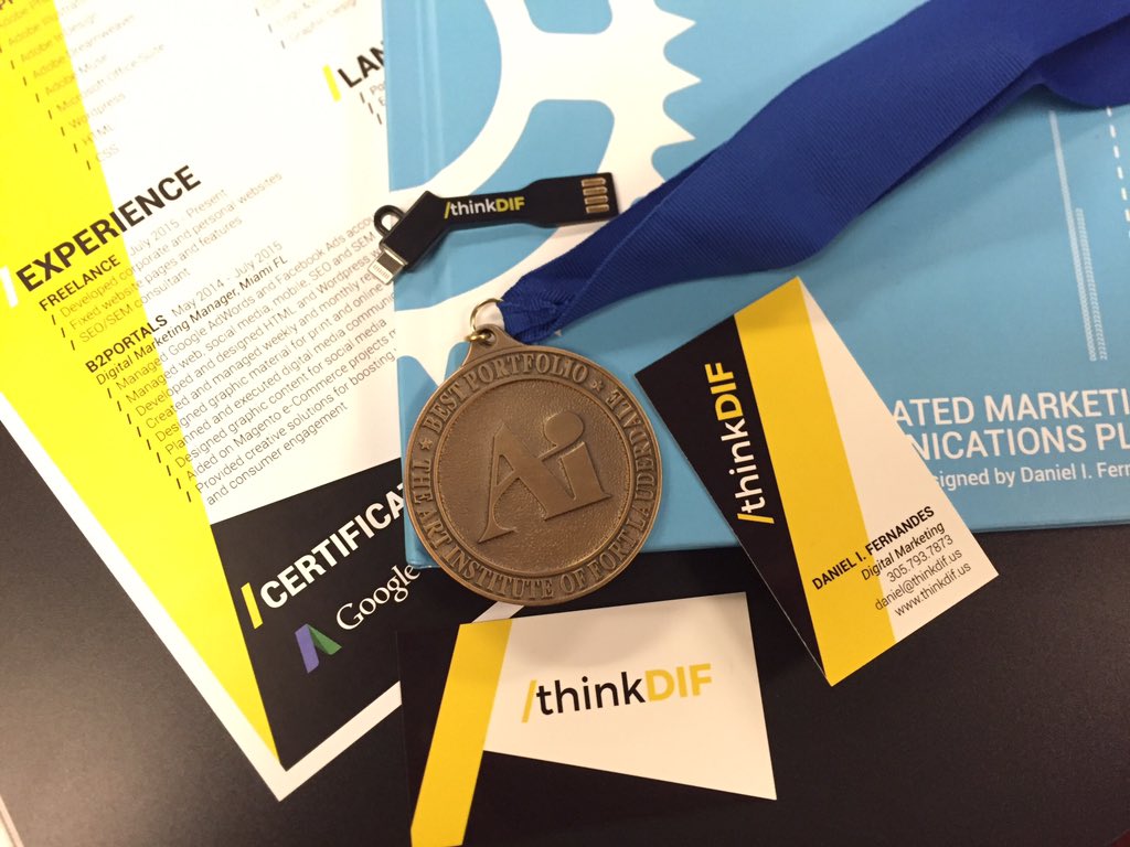 _thinkDIF's tweet photo. All the hard work paid off!!! Graduating with Best Portfolio! 😁😁🏆 #graduation #portfolio #advertising #marketing https://t.co/VDGv0DSbPH