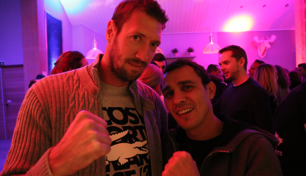 Nos deux champions <a href="/alainbernard/">Alain BERNARD - OLY</a> et <a href="/brahiminside/">Brahim Asloum- OLY</a> sont déjà prêts pour les épreuves #RMCSportGames de demain !