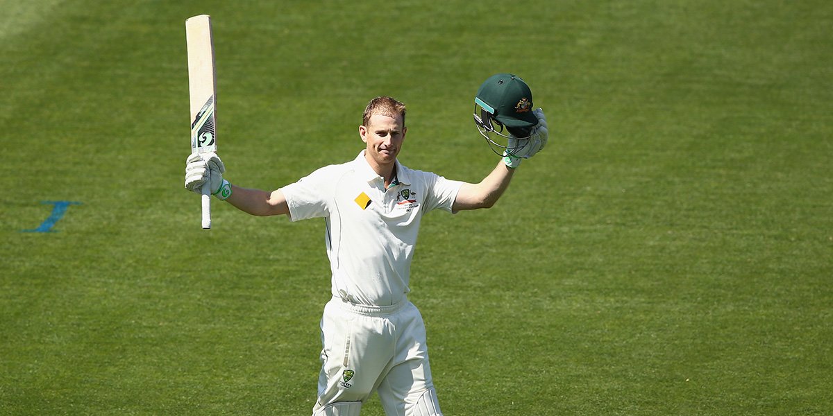 cricketcomau's tweet photo. There it is! A double century for @acvoges. What a knock! https://t.co/C0iTmDLbch #AUSvWI https://t.co/vx3HYwjKfC