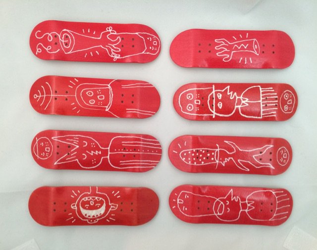 Fingersk8's tweet photo. One of a kind #fingerboard series. Get one. https://t.co/uiZbFha5JZ