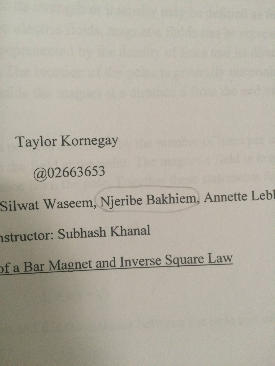 Lemo_93's tweet image. #AfricanKidProblem That one semester they spelled my name DEAD wrong in physics lab. It's actually Bakhita Nzeribe.