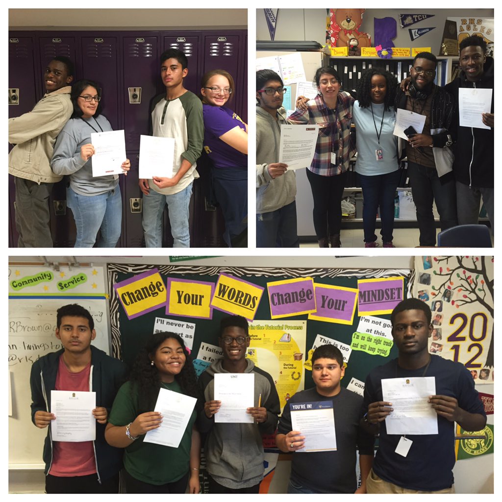 RHSAVIDBrown's tweet image. So far, over 100 college acceptances &amp;amp; $1.9 MILLION in scholarships @RichardsonHS1 #AVID! @AVID4College @AVIDTexas