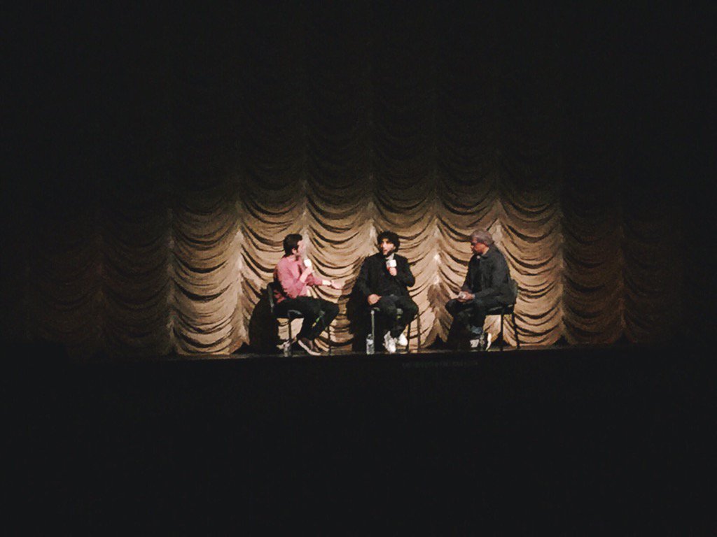 Q&amp;A with <a href="/Sivas_film/">Sivas</a> director Kaan Mujdeci has just started. Moderator Elvis Mitchell of <a href="/filmindependent/">Film Independent</a> and <a href="/LACMA/">LACMA</a>