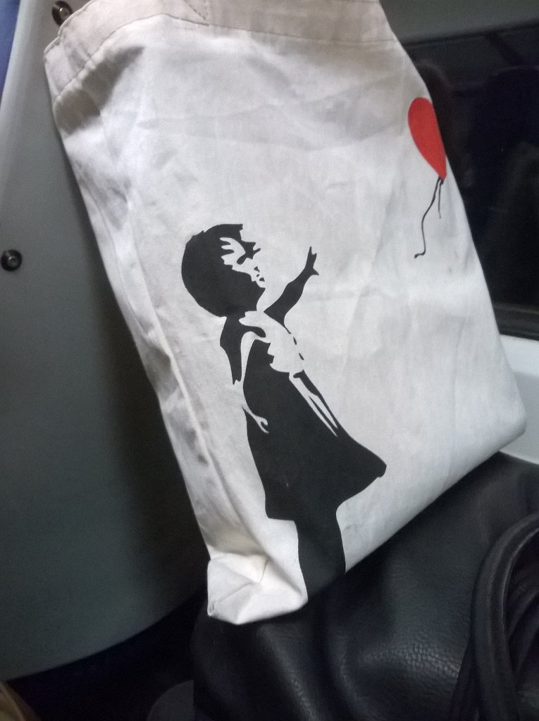 #Banksy a vonaton...