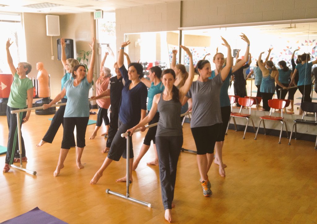 AllisonMillerTV's tweet photo. When in doubt, dance it out.
#BalletSculpt @YMCAAustinNW @ymca https://t.co/XeeBjBjBmo