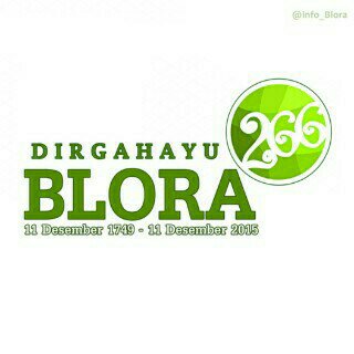 SELAMAT HARI JADI BLORA KU Dengan Terpilihnya Bupati yang Baru Semoga Tambah MUSTIKA JAYA...Amienn #HUTBLORA266