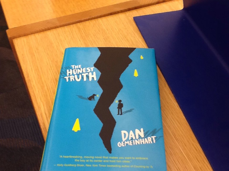 MsAWCooper's tweet photo. Bestselling author Dan Gemeinhart Skyped with my students today @BallantyneMedia. Such a wonderful speaker &amp; author https://t.co/4HUjIMEdj3
