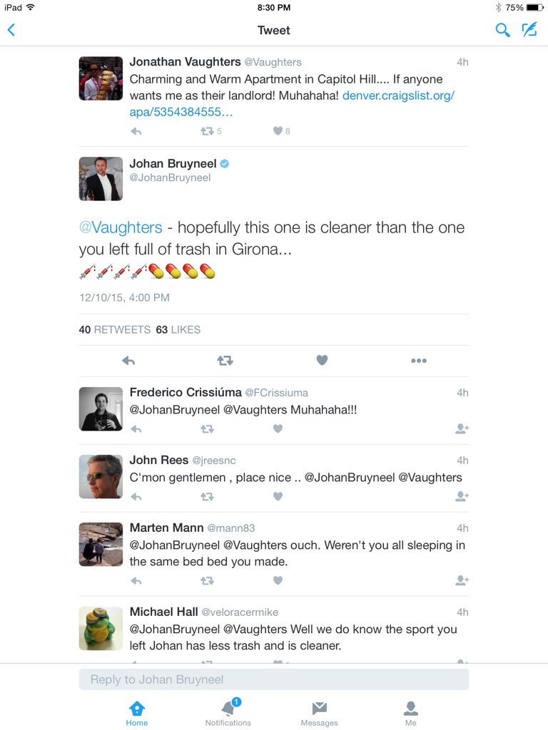 JHettenbaugh's tweet photo. Ha! Sometimes cycling is entertaining. #fuckingdoperssuck https://t.co/bdVbr4AKMK