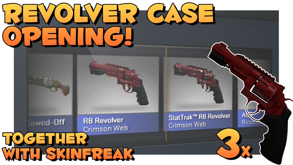 Nxinyourface's tweet photo. Revolver Case Opening! 3x Revolver Drop! #CSGO #R8Revolver
https://t.co/yh7b3dhQkA https://t.co/2LrBOZBQsh