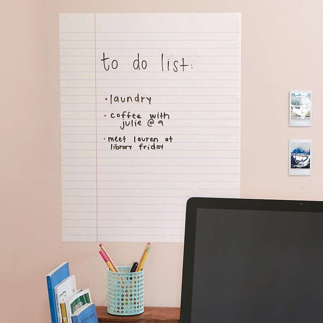 SamGargante's tweet image. Love this Dry Erase Notebook Wall #Decal -great 4 a #kitchen or #study #painters #design #interiordesign #interiors