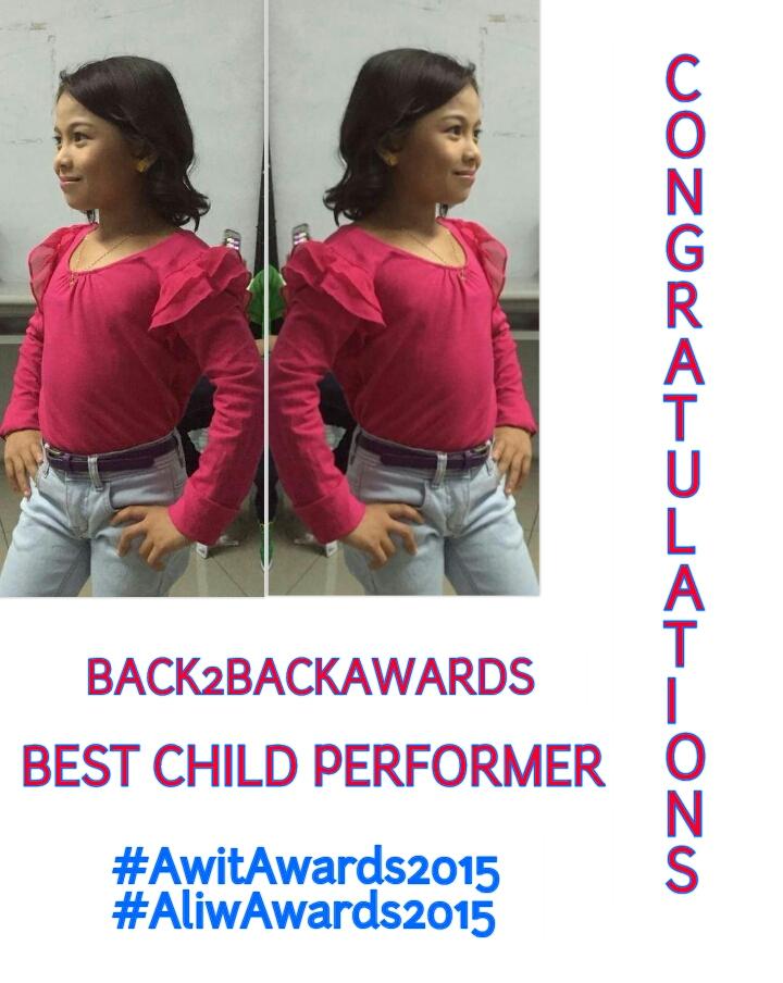 lovely_venus's tweet photo. I'm so proud of you baby lyca 

Best Performance by a Child 
#28thAwitAwards

Best Child Performer 
#28AliwAwards https://t.co/zzyifo2NO1