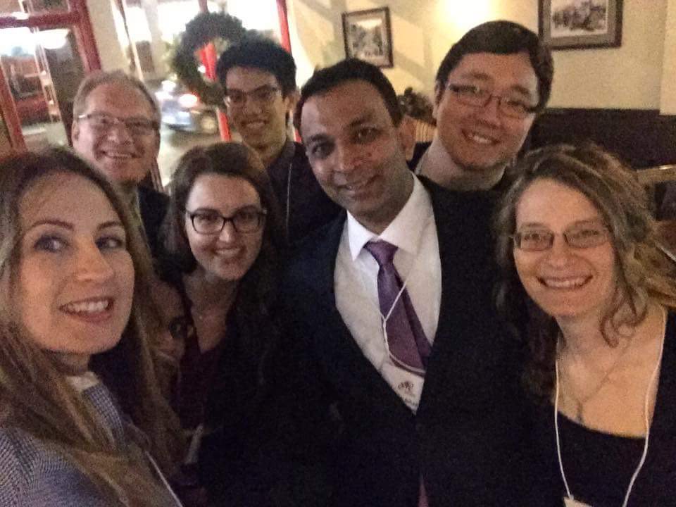 MAriganello's tweet photo. Nothing says successful #networking like a group selfie!  #toxicologist having fun at @Heart_and_Crown #STC2015 https://t.co/Xhx39BWRTq