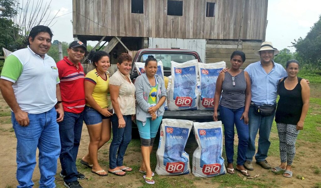 PrefecLosRios's tweet photo. Entrega de insumos previo a la implementación de proyecto piscícola en Aso. #LasPalmas cantón #Mocahe @troya_marco https://t.co/vdsJ3Sk3g5