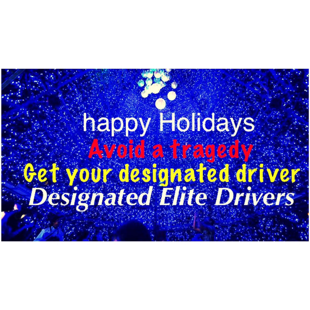 delitedrivers's tweet photo. #HappyHolidays #DontDrinkAndDrive #DesignatedDriver #ConductorElegido #Miami #NoDUI https://t.co/qtJycQgFdK