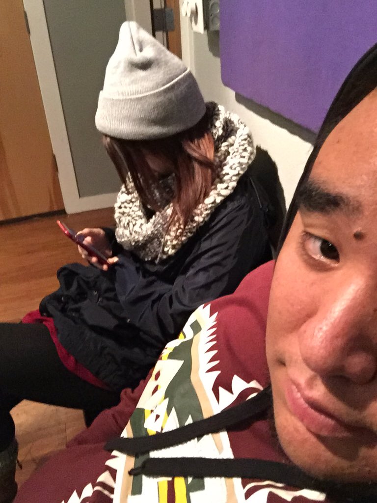Matty503's tweet photo. In the studio with @SerenaSalituro she writing her first mixtape! πππππππ #BarsOnBarsOnBarsOnBars https://t.co/n8B6bL8oxJ