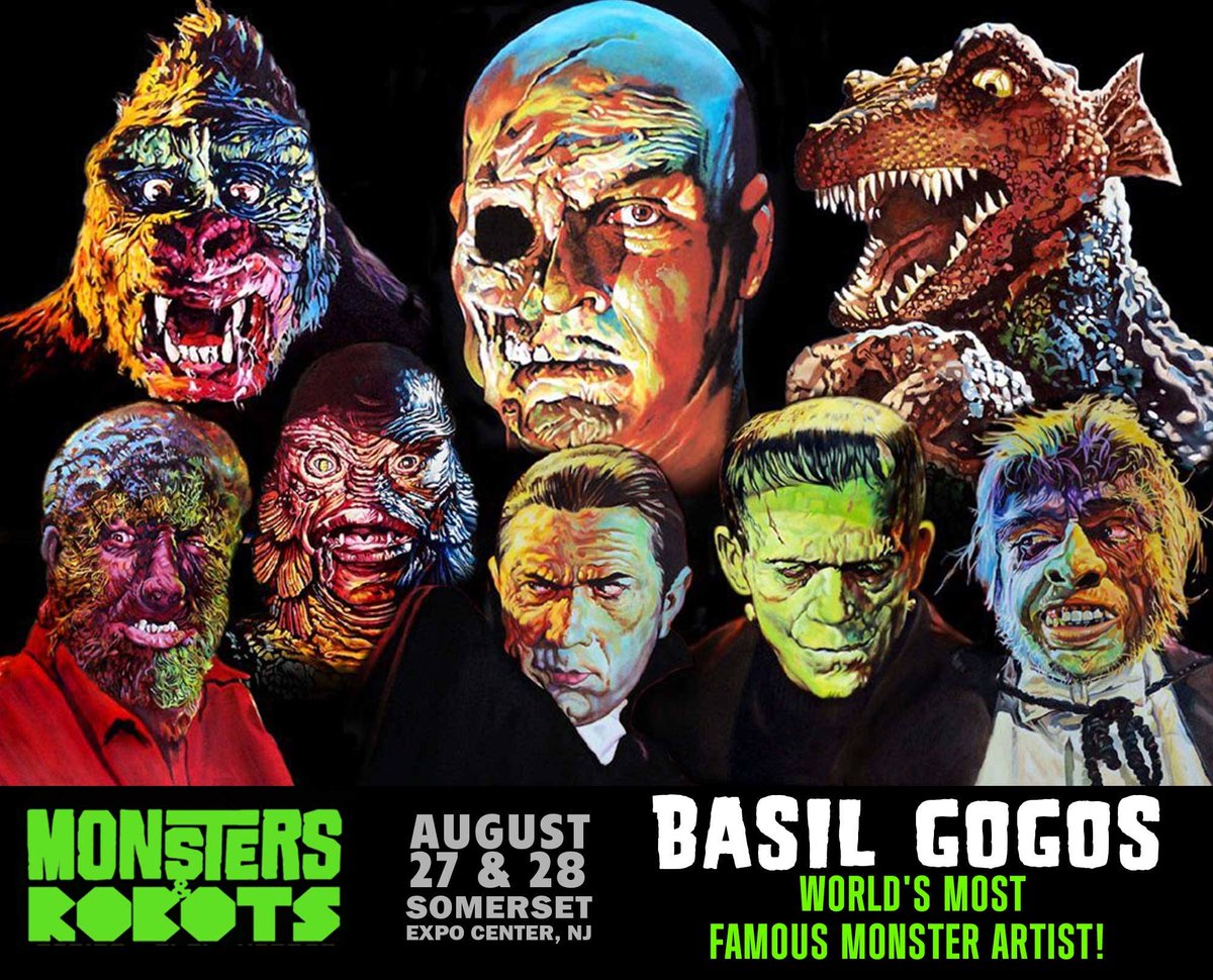 monsters_robots's tweet photo. We've launched a  new con called Monsters and Robots Aug 27 &amp; 28 #scifi #horror Guest of Honor Basil Gogos! https://t.co/byzcdMn6TO