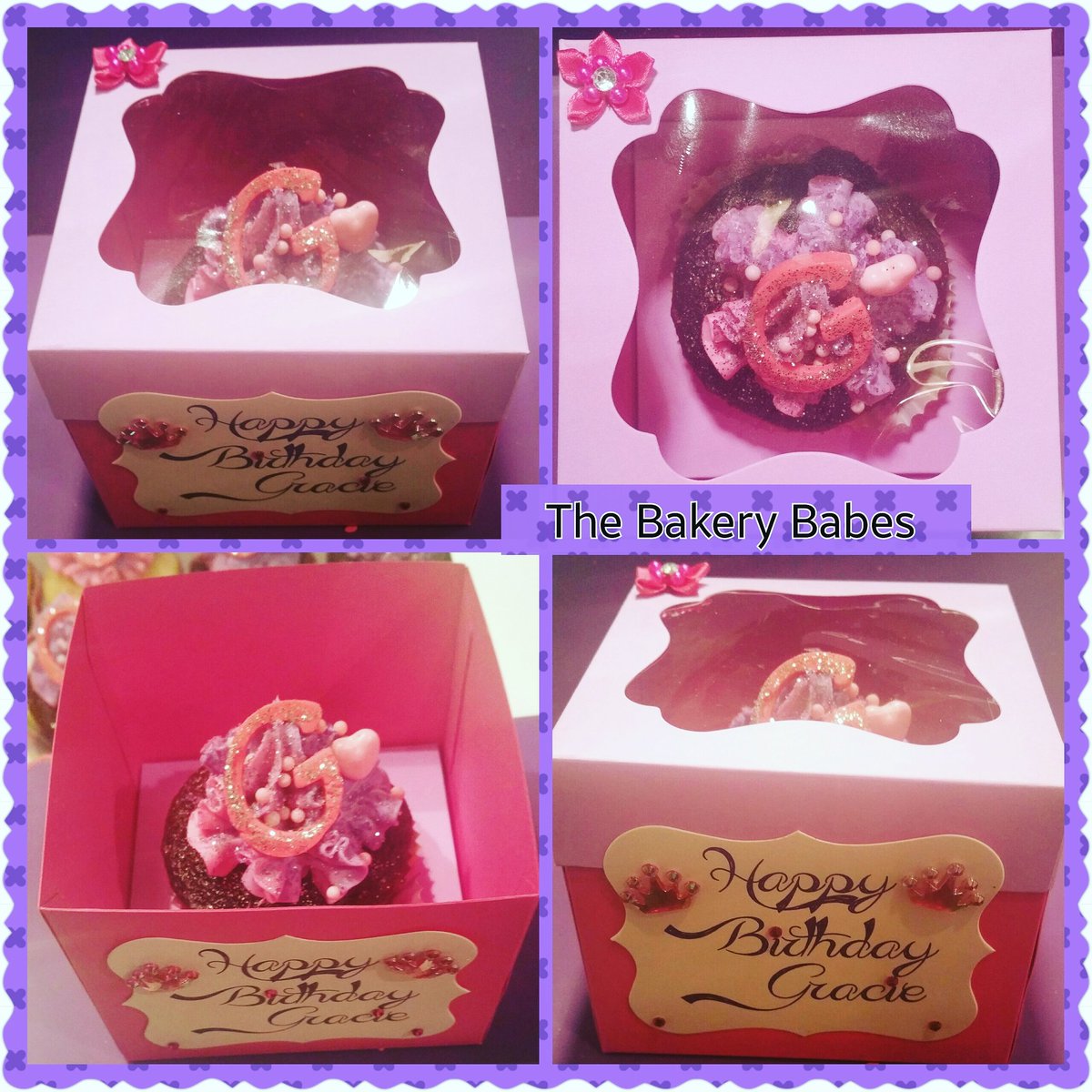 thebakerybabes's tweet photo. Custom cupcake box #bakerybabes #customcupcakebox #happybirthday #cupcakes #birthdaycupcakes #pinkandpurplecupcakes https://t.co/Q0hJYmhqt7