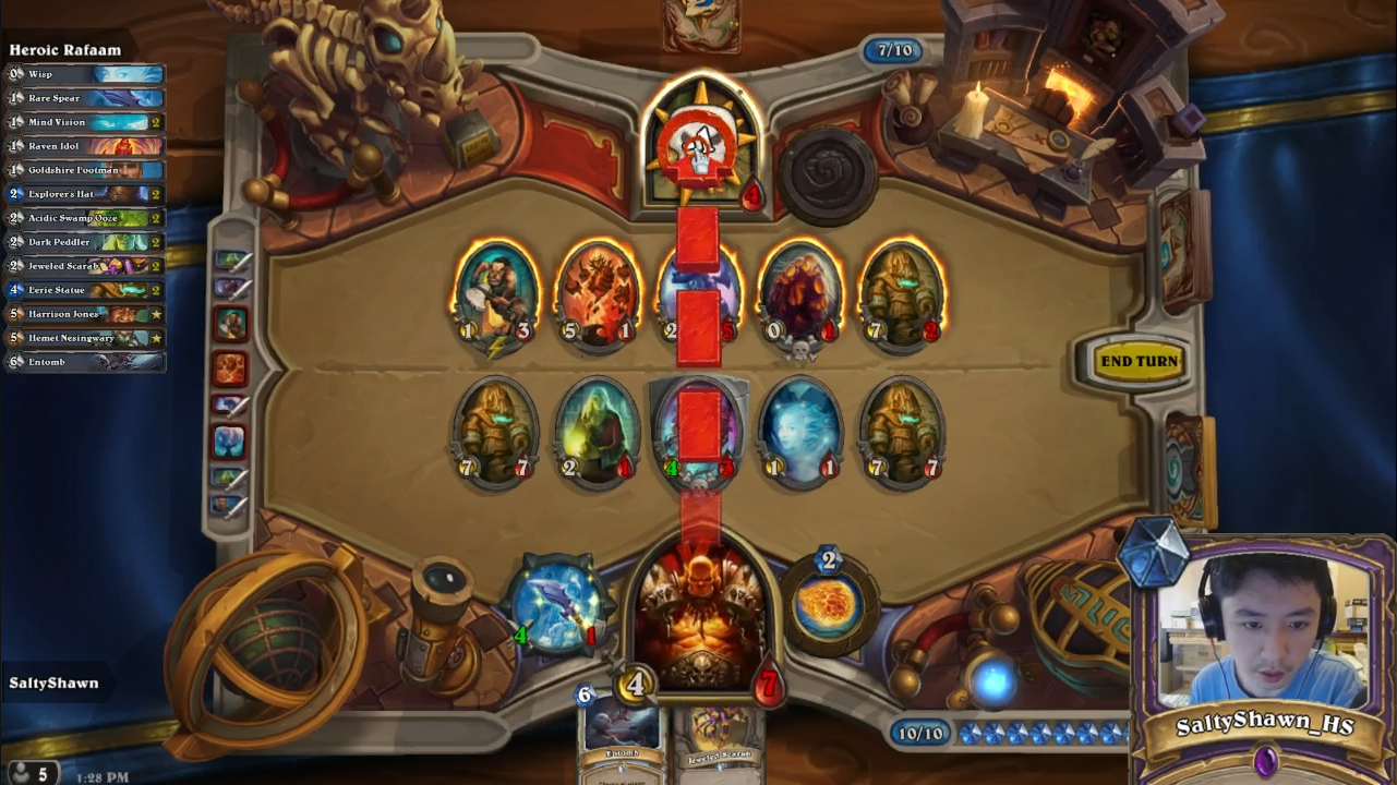 dust 0 deck mage Decks DUST HEROIC Vs Challenge! 0 Warrior Hearthstone  Rafaam