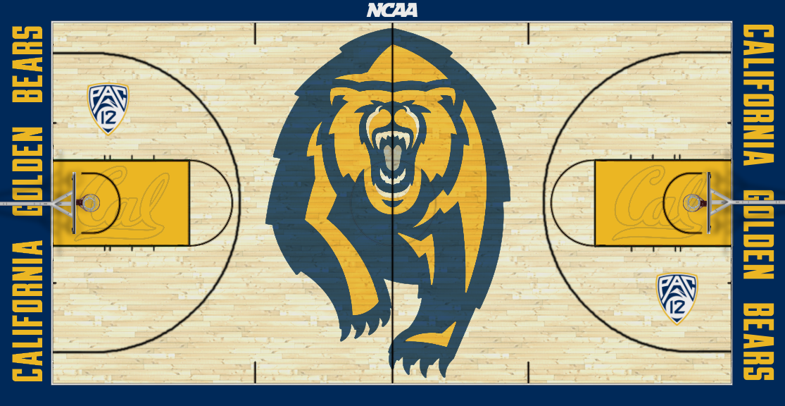 And1Designs's tweet photo. California Golden Bears Basketball Court Concept (PAC-12) https://t.co/zIhKjYtIo2