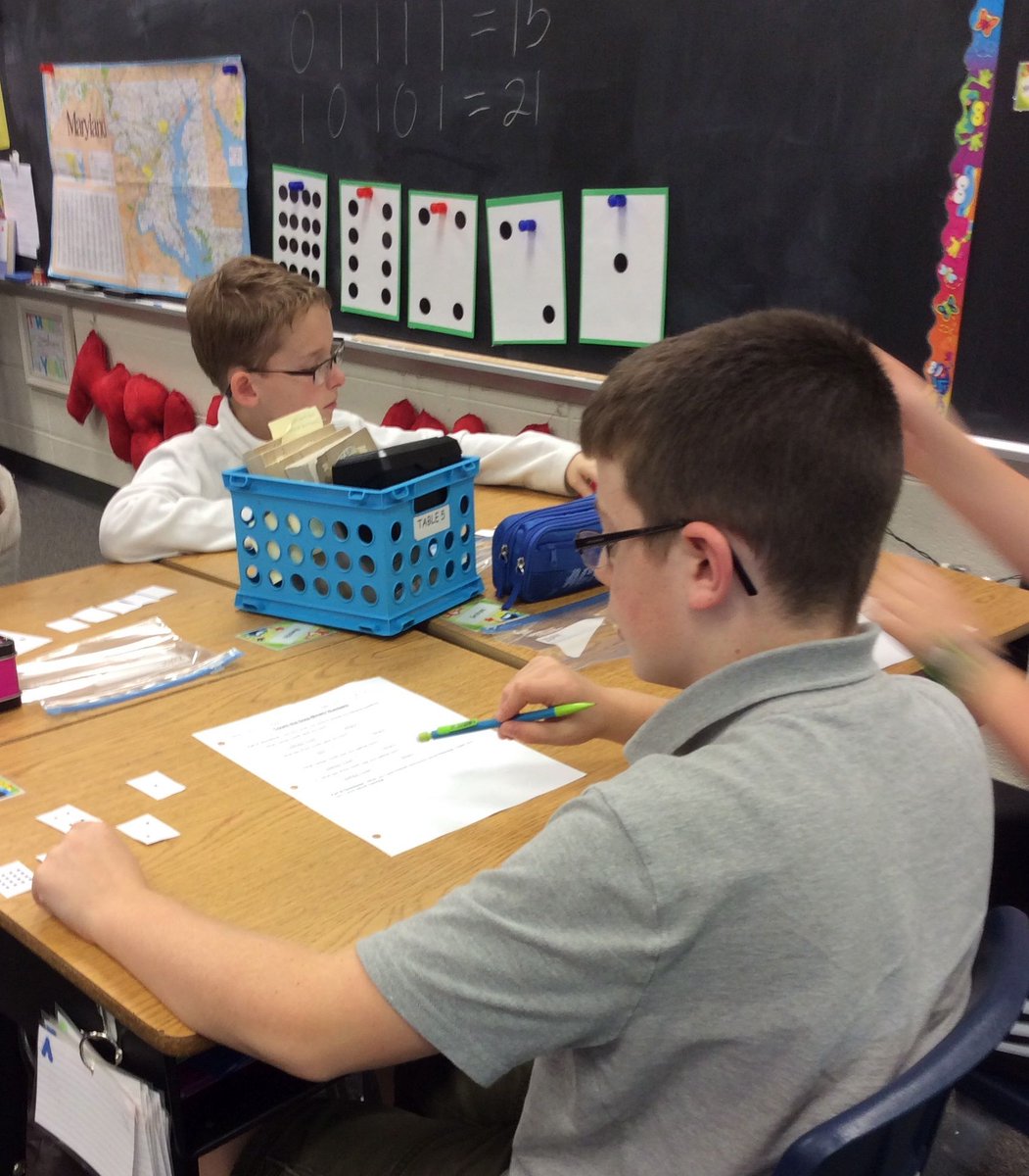 hcpss_fes's tweet photo. FES 5th graders code and decode binary values. Learning yet another language! #HCPSSHourofCode https://t.co/AHv6tyX7tw