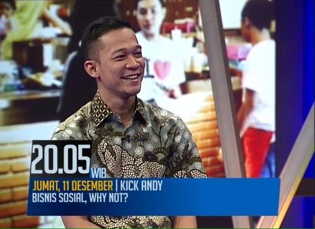 KickAndyShow's tweet photo. Berdayakan petani sapi di Boyolali, kini ia miliki 3 gerai kedai susu Kalimilk. #kickandy pk. 20.05WIB malam ini https://t.co/0kDuRHRsjQ