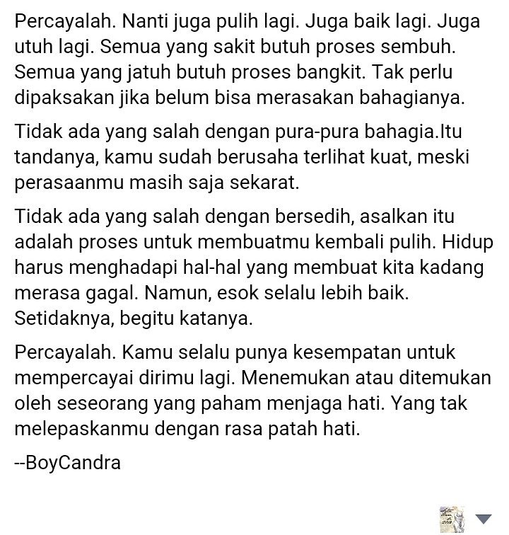 Quotes Boy Candra Sebuah Usaha Melupakan  Kata Kata Mutiara