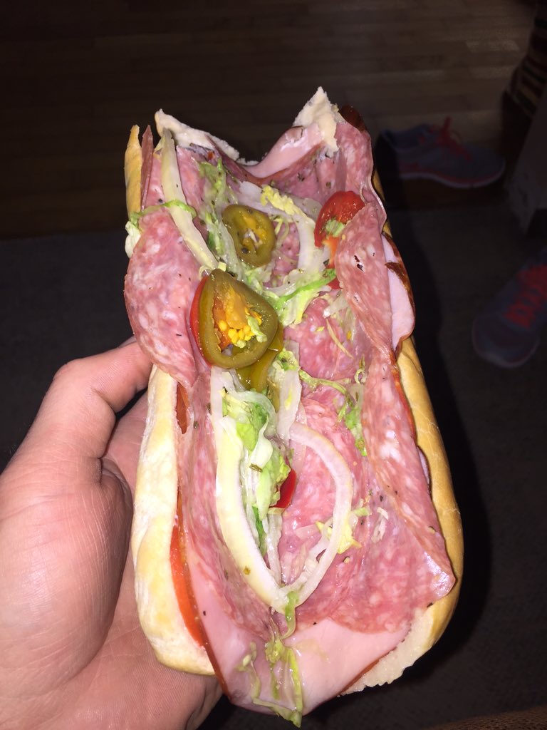 thatblackguy216's tweet photo. Thanks for all the lettuce @jimmyjohns #notreally #yallwerechoppingmorewhileiwasthere... https://t.co/2Jo1VpX6we