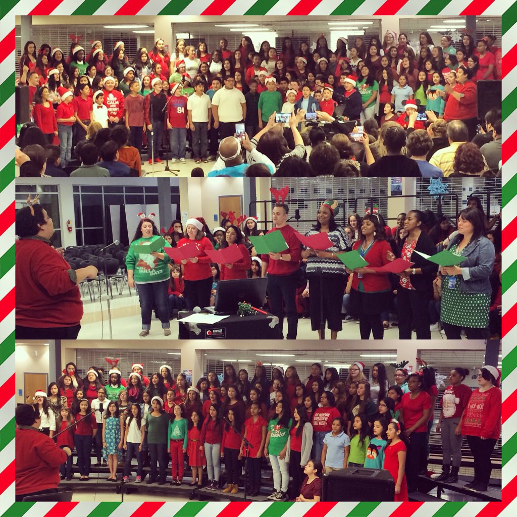 IHS_CHOIR's tweet photo. Shout to our @GoCougarChoir friends for a VERY merry winter concert! #futuretigers @CougarDirector @Crockett_MS https://t.co/QlmgNC4jxa
