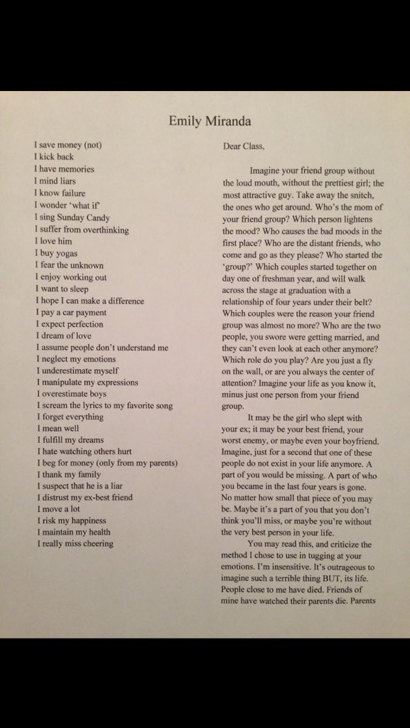 emilymiranda13's tweet photo. Life is precious https://t.co/ofShtwEhNL