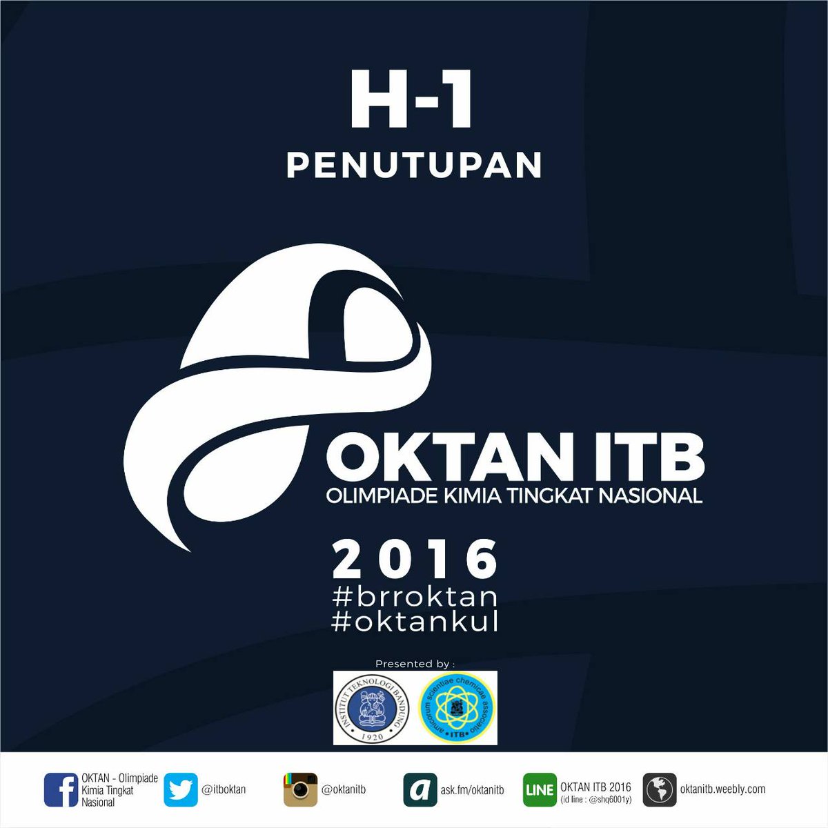Hari ini H-1 Penutupan Pendaftaran OKTAN ITB 2016! Ayo tunggu apalagi, segera daftarkan timmu!  #BERKARYAdgnOKTAN