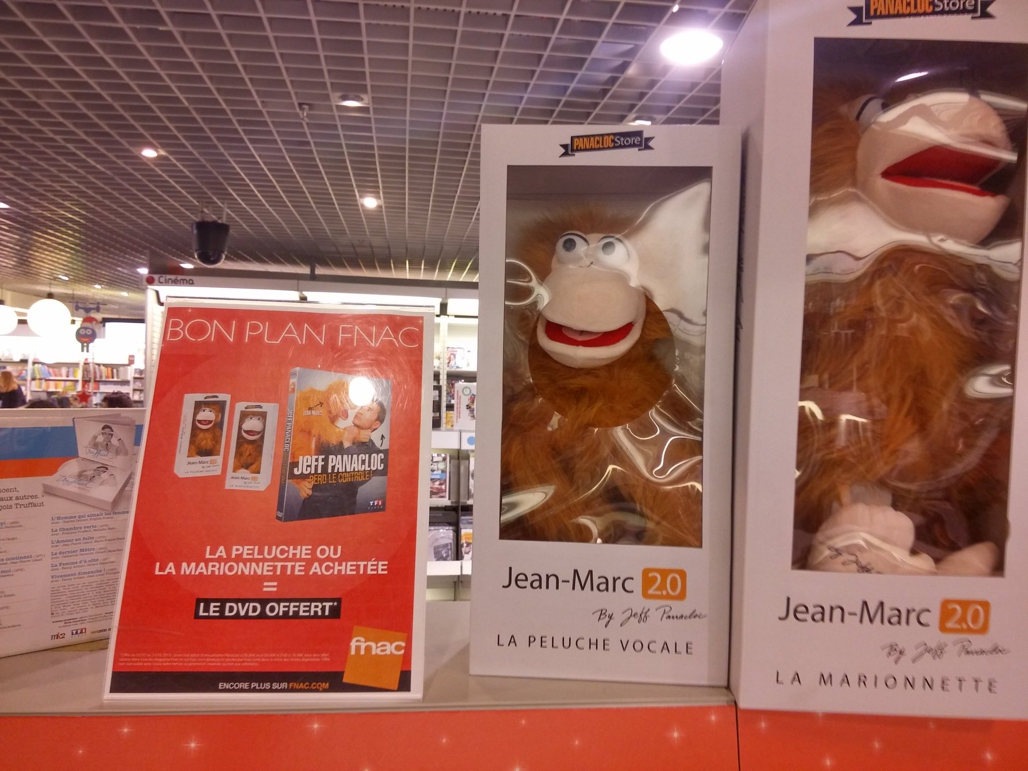 Brice Hébert on X: Bon plan @Fnac: la peluche ou la marionnette de # JeanMarc achetée = le DVD de @Jeffpanacloc offert ! #ilestcontent   / X
