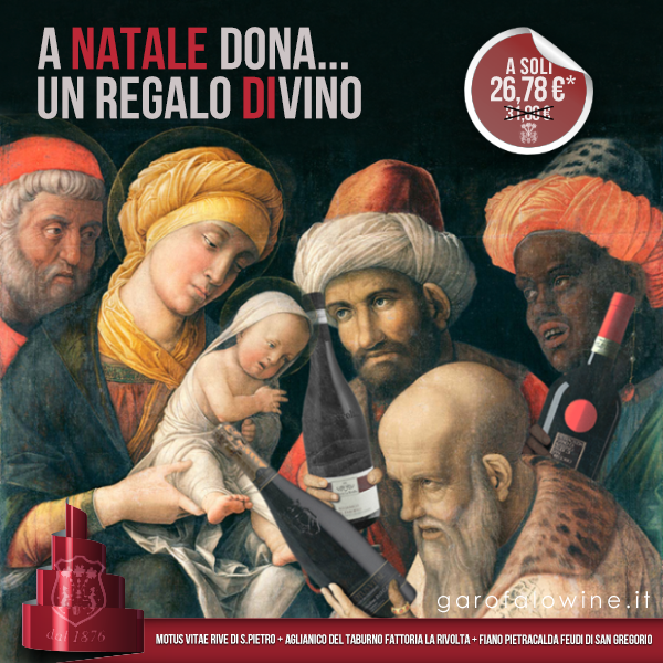 WineGarofalo's tweet photo. A #Natale dona un regalo DiVino!
#garofalowine #FeudiDiSanGregorio #MotusVitae #Aglianico https://t.co/4BM2GtzDKi https://t.co/QEBJY3dCQd
